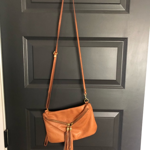 Authentic Italian leather crossbody purse - Picture 3 of 3